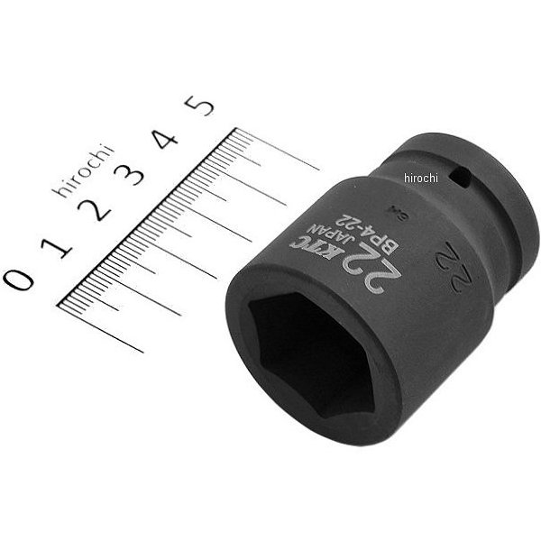 12.7sq インパクトレンチ用ソケット(標準) 22mm