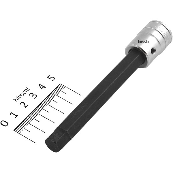 BT3-7/16L  京都機械工具 9.5sq ロングヘキサゴンビットソケット 7/16インチ