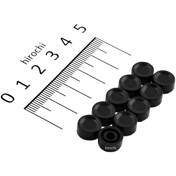 ハンドルバー スイッチ ボタン キャップ ショート 72年-81年 XL/FL/FX 黒 (10個入り)