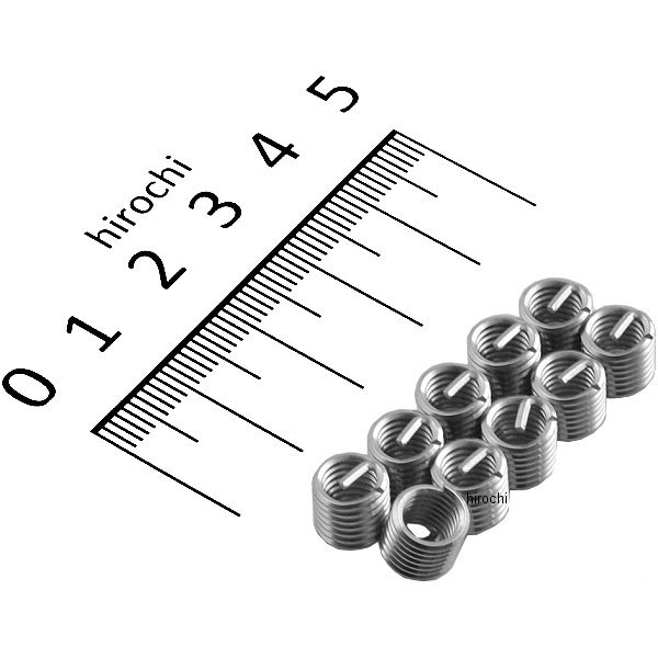 M6-1.0x9mm  リコイルインサートネジ 並目/10コ