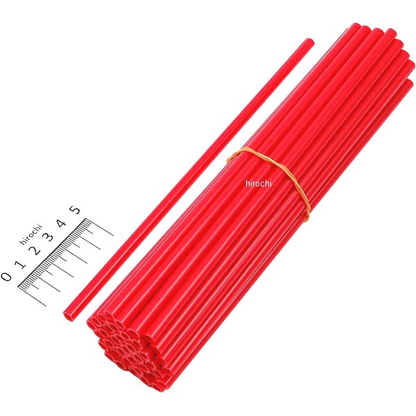 スポークラップ 21cm レッド 40本セット