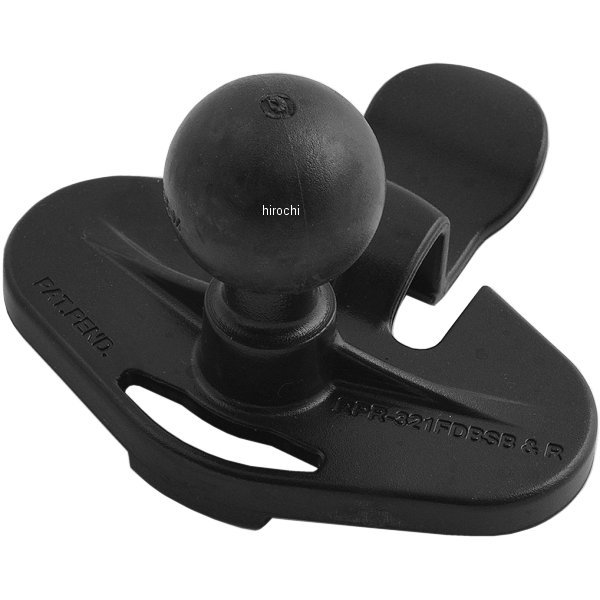 ボール付クイックリリースアダプター(メス) 汎用 菱形ジョイント用 黒