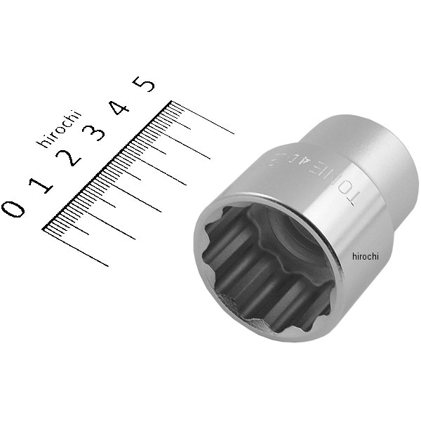 ソケット(12角) 対辺 27mm 長さ 43.5mm 差込角 12.7mm (1/2インチ)