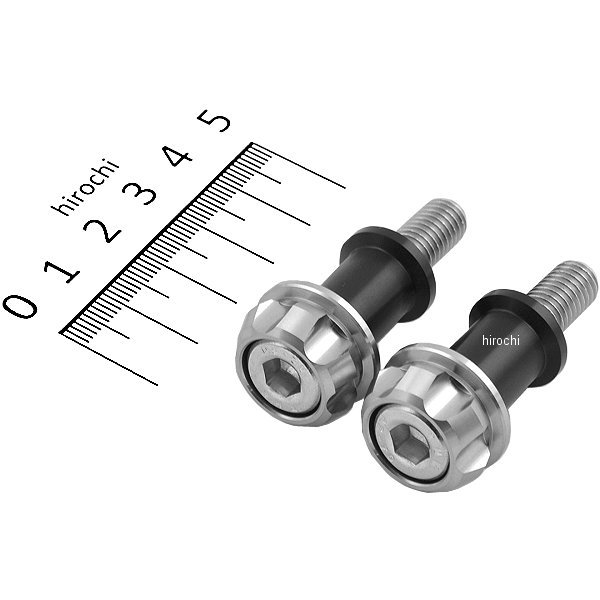 プレミアムゾーン ツーリングフック 汎用 M8 アッシュシルバー 2個