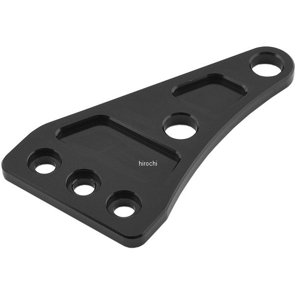 マシンドヘッドライトステープレート 右 黒