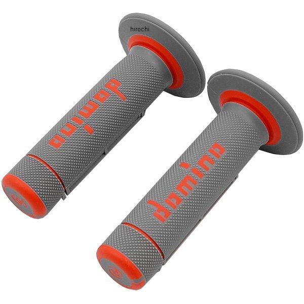 グリップオフロードクロス 118mm グレー/オレンジ 右左セット