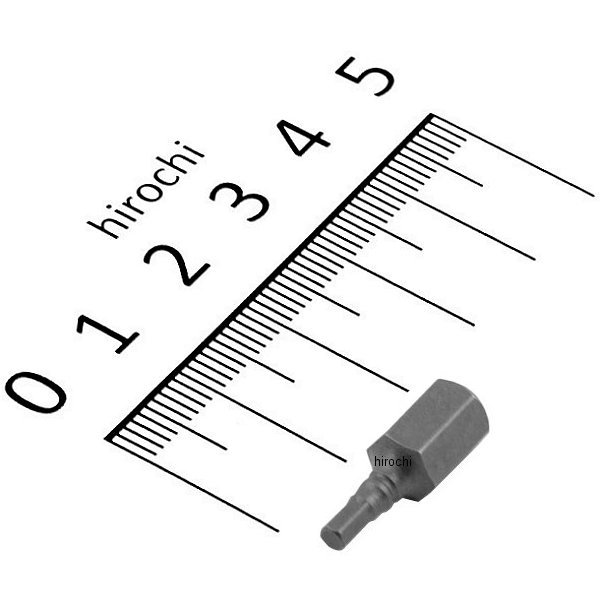 溝付超短ビット六角 2.5X19