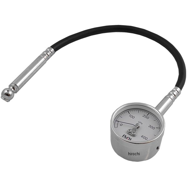 50- 400kPa ホース付タイヤゲージ