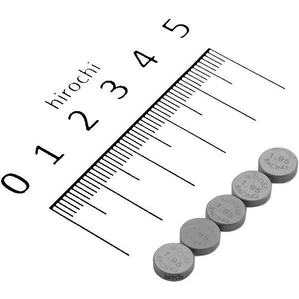 バルブ シム 7.48mmX1.95mm スチール (5個入り)