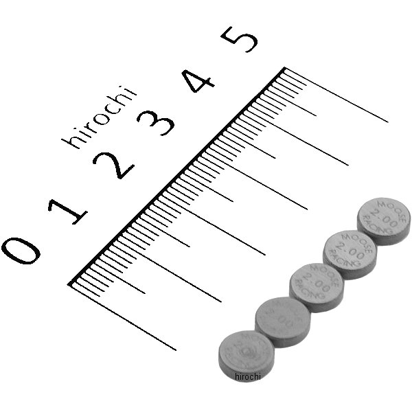 バルブ シム 7.48mmX2.00mm スチール (5個入り)