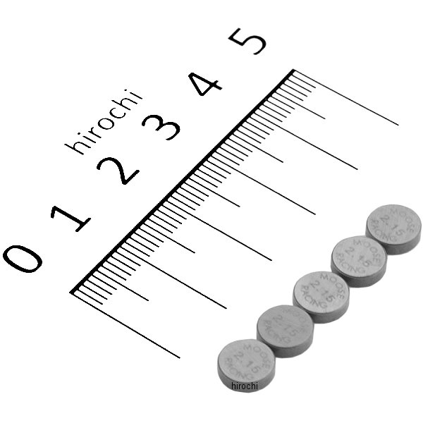 バルブ シム 7.48mmX2.15mm スチール (5個入り)