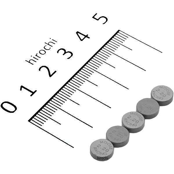 バルブ シム 7.48mmX2.20mm スチール (5個入り)