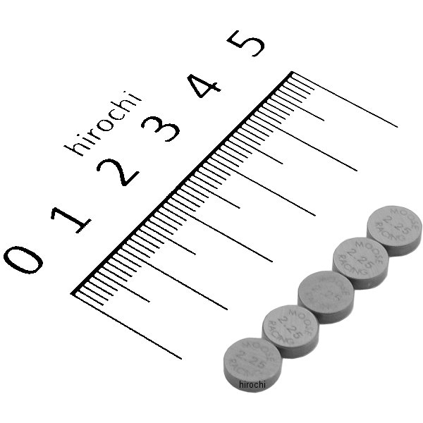 バルブ シム 7.48mmX2.25mm スチール (5個入り)