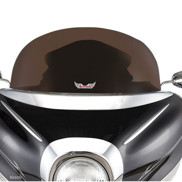 ウインドシールド 10インチ 00年-13年 ロイヤルスター XVZ1300 ダークスモーク