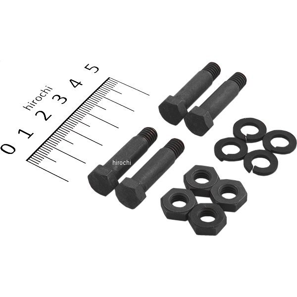 Machine フロアボード ヒンジ ボルトキット 49年-81年 EL/FL/FLH 黒