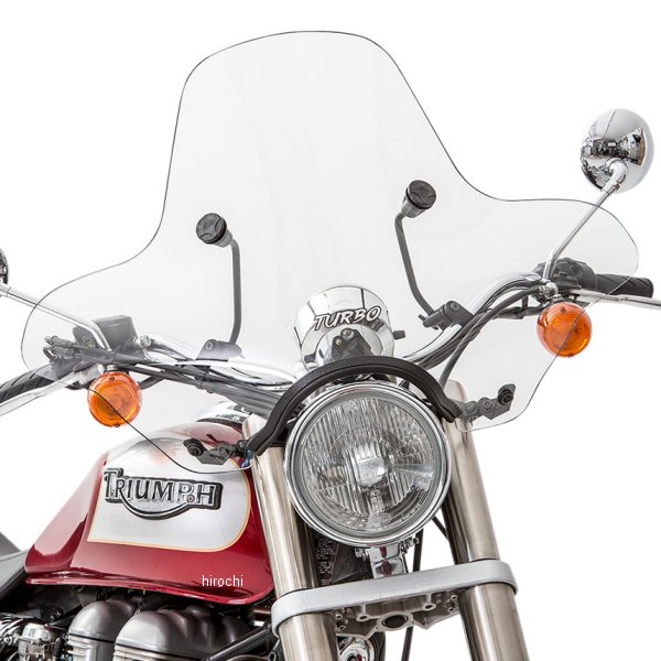 ウインドシールド ターボ 19.5インチ高 汎用 クリア
