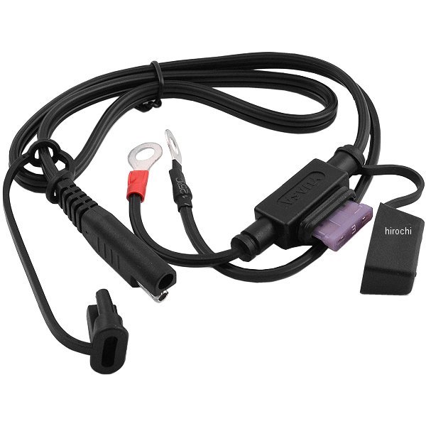 バッテリー充電用 ヒューズ付きリングコネクタ 3Aヒューズ