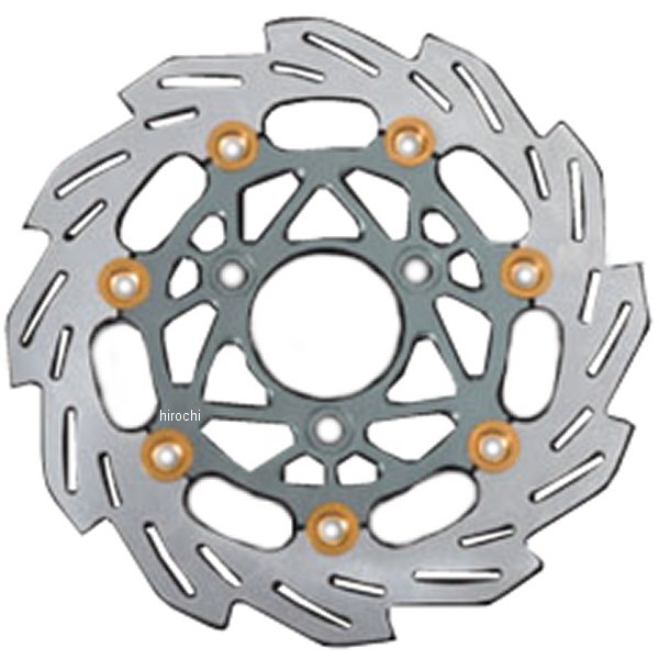 ウェーブフローティングディスクローター ホンダ 220mm スモークガンメタ/ゴールド