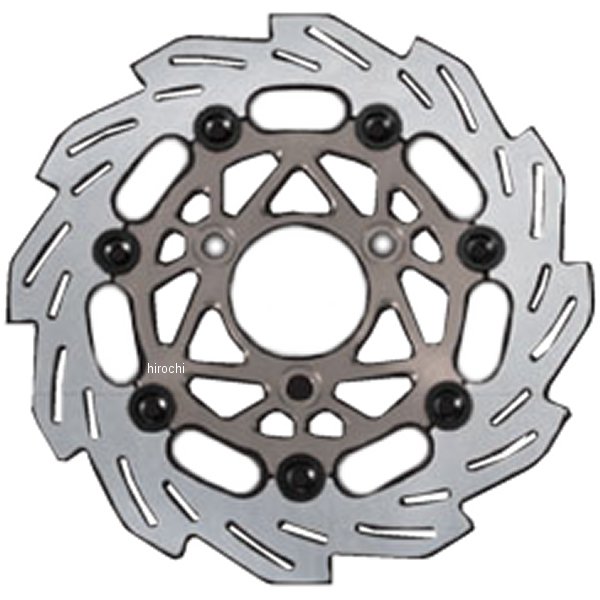 ウェーブフローティングディスクローター ホンダ 200mm チタン/黒