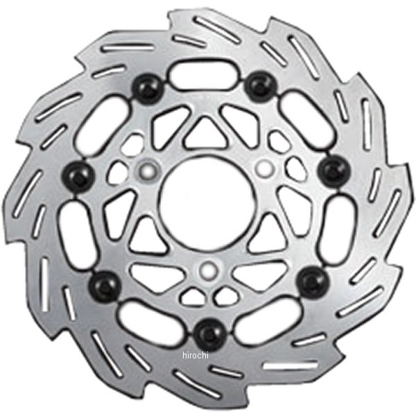 ウェーブフローティングディスクローター ホンダ 200mm シルバー/黒