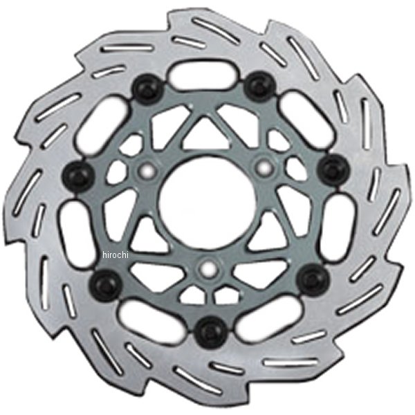 ウェーブフローティングディスクローター ホンダ 200mm スモークガンメタ/黒