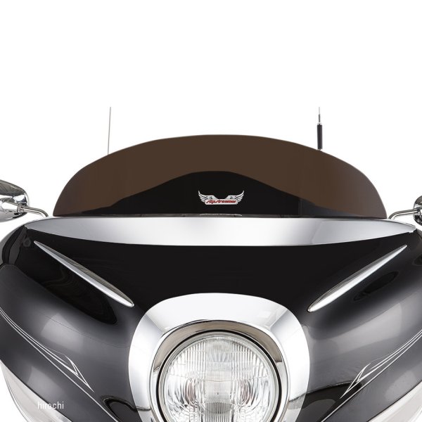 ウインドシールド 6インチ 00年-13年 ロイヤルスター XVZ1300 ダークスモーク