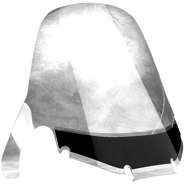 ウインドシールド WRAP 25インチ高 84年-87年 ゴールドウィング GL1200 クリア