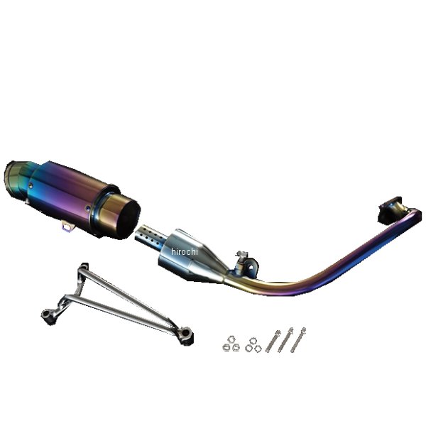 マフラー ショートタイプ アドレスV125G (CF46A) ステンレス チタンカラー