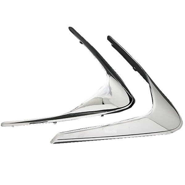 サイドバイザー 左右セット フュージョン (MF02) メッキ