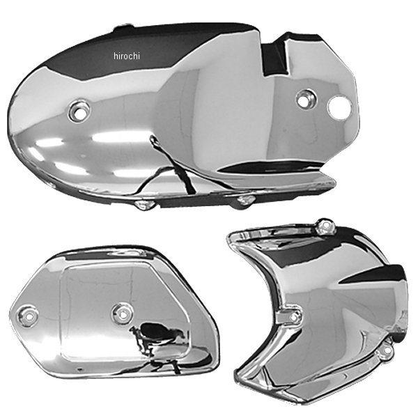 クランケースカバー3点セット マジェスティ125、FI