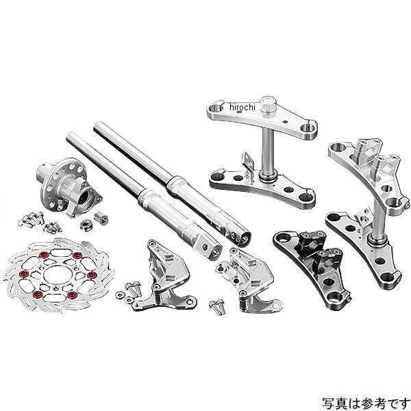 ワイドステム 27mm フロントフォークキット モンキー ノーマル折りたたみハンドルブラケット対応 2pods