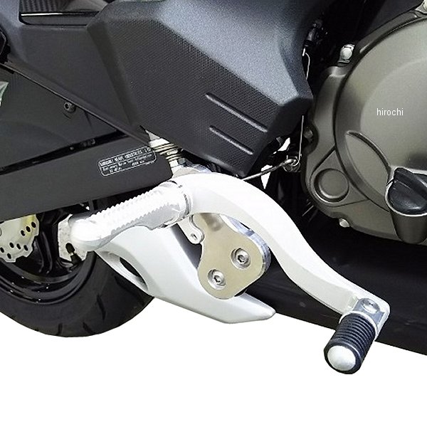 バックステップ 固定式 Z125 プロ ハイパーバンク シルバー