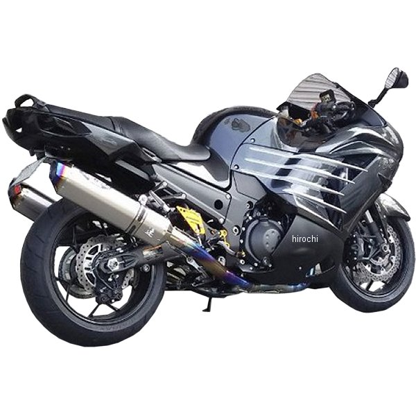 フルエキゾースト ナサートエボリューション TYPE2 T2 12年-17年 ニンジャ ZX-14R ABS クリアチタン