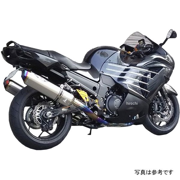 フルエキゾースト ナサートエボリューション TYPE2 T2 12年-17年 ニンジャ ZX-14R ABS ブルーチタン