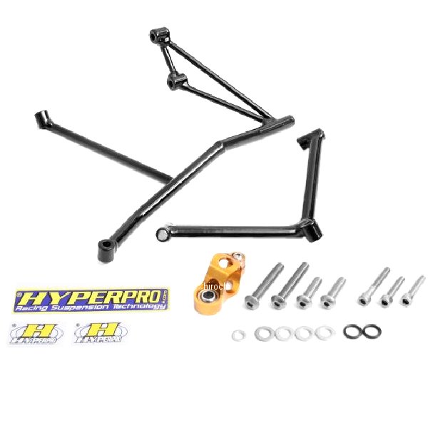 ステアリングダンパーステー 75mm/TYPE-1 94年-97年 Ninja ZX-9R 黒