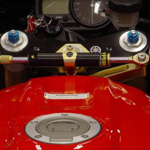 CNCステアリングダンパーステー 75mm/TYPE-3 98年-99年 YZF-R1 ゴールド