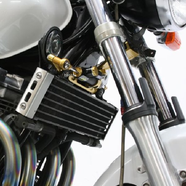 CNCステアリングダンパーステー 75mm/TYPE-1 98年-02年 XJR1300 逆車 ゴールド