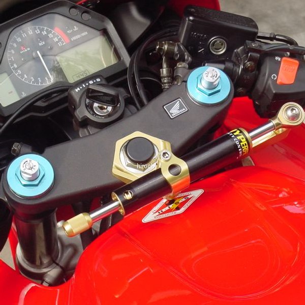 CNCステアリングダンパーステー 75mm/TYPE-3 03年-04年 CBR600RR ゴールド