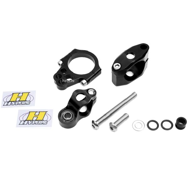 CNCステアリングダンパーステー 120mm/TYPE-1 04年-06年 XL1200、XL883 黒