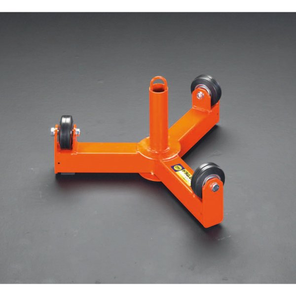 750mm ケーブルドラム用ローラー 脚部固定式