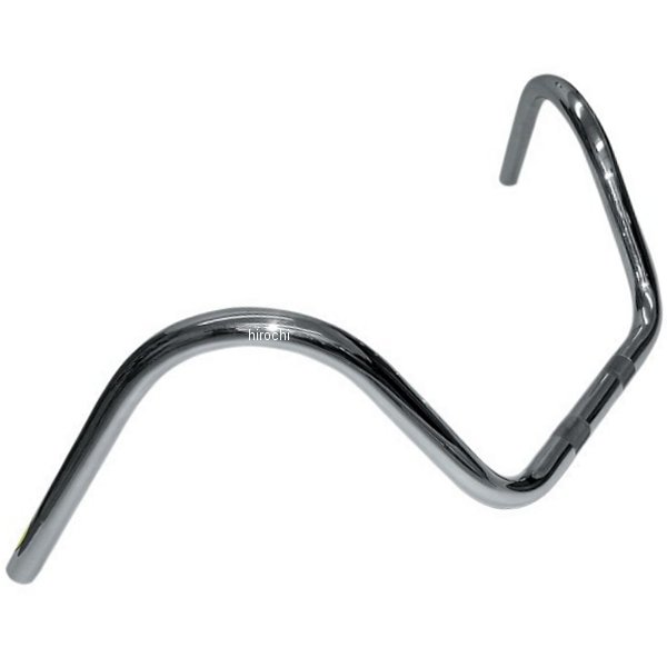 【セール特価】 1インチ ハンドルバー 9.5インチ バックホーン スタイル クローム