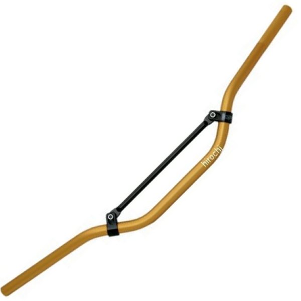 7/8インチ ストリート ハンドルバー 4.625インチ ゴールド (ミディアム)