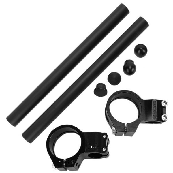 ハンドルバー クリップオン 48mm 黒