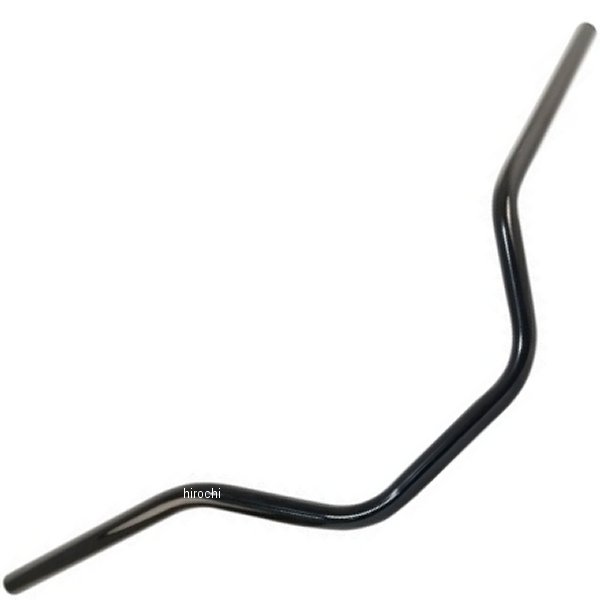 7/8インチ ハンドルバー 4.5インチ クラシック 黒 (ツヤあり)