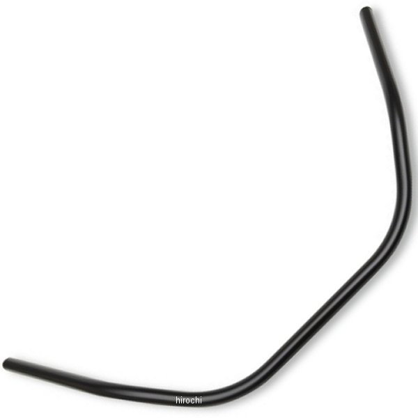 7/8インチ ハンドルバー 4.75インチ ビーチバー 黒