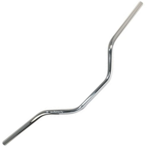 7/8インチ ハンドルバー 4インチ フラット トラック クローム