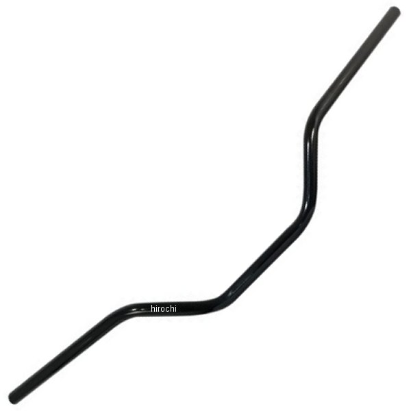 7/8インチ ハンドルバー 4インチ フラット トラック 黒