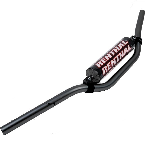 7/8インチ ストリート ハンドルバー 4インチ ファイター 黒