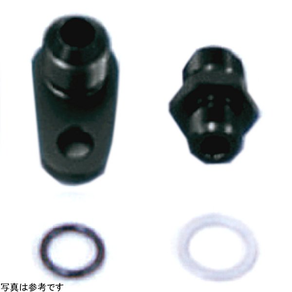 オイルクーラー取り出しセット 補修用パーツ #6 全年式 CB400SS 黒