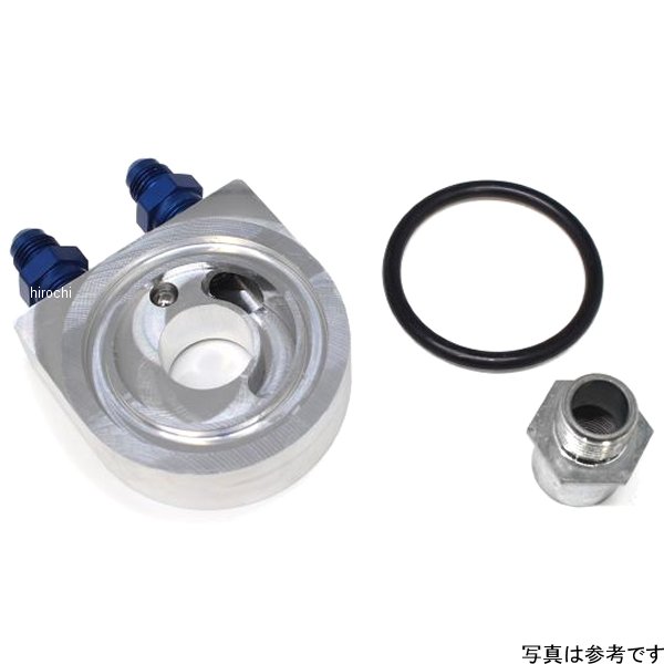 オイルクーラー取り出しセット 補修用パーツ #6 02年-07年 CB400SF、CB400SB 青